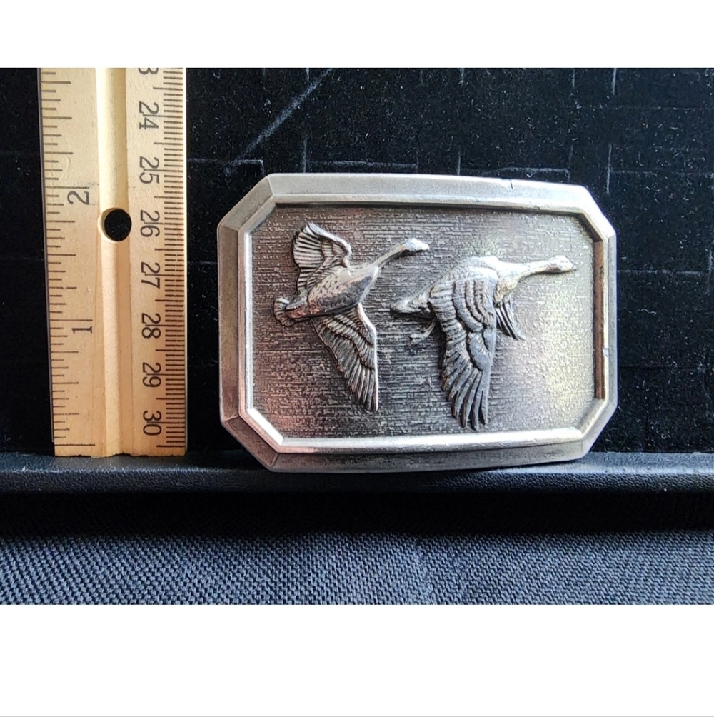 Vintage Goose/Duck Great American Buckle Company Belt Buckle USA